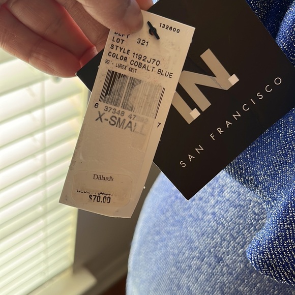 Elegant Blue dress IN San Francisco XS - Picture 8 of 9